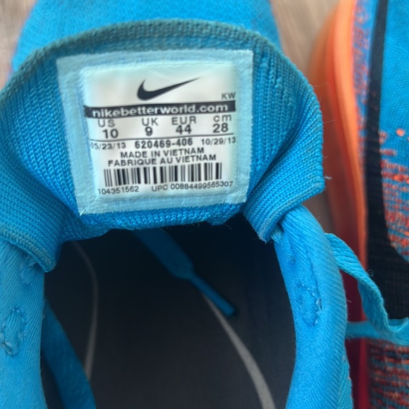 NIKE Flyknit AirMax Size 10 - Picture 5 of 6